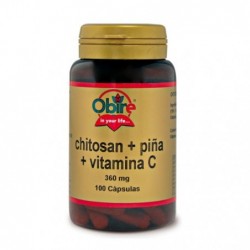 Comprar online CHITOSAN+ PIÑA+ VITAMINA C 100 Caps X 360 mg de OBIRE. Imagen 1