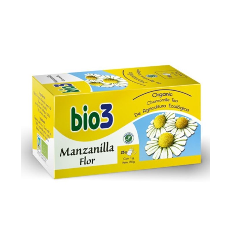 Comprar online BIE3 MANZANILLA FLOR ECO 25 Filtros de BIODES. Imagen 1