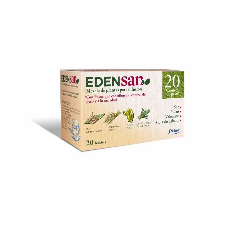Comprar online EDENSAN 20 CONTROL DE PESO 20 Filtros de DIETISA