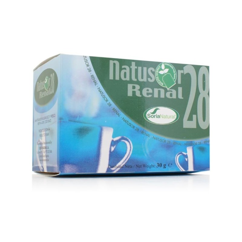Comprar online NATUSOR 28 RENAL 20 Filtros de SORIA