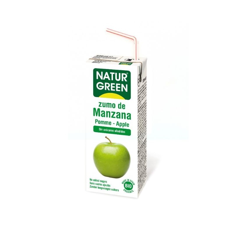 Comprar online PACK ZUMO MANZANA 3 x 200 ml de NATURGREEN