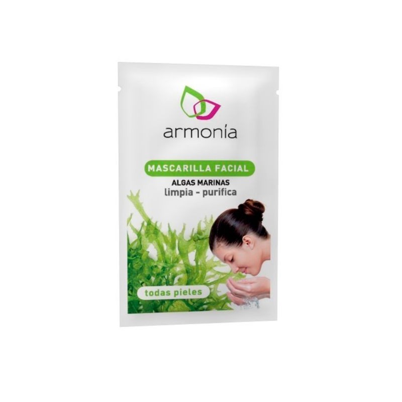 Comprar online CAJA MASCARILLA LIMPIEZA FACIAL ALGAS 12 UDS de ARMONIA