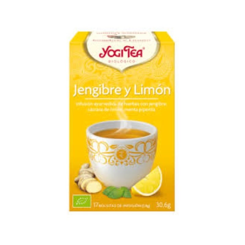 Comprar online YOGI TEA JENGIBRE Y LIMON 17 Bolsitas de YOGI TEA