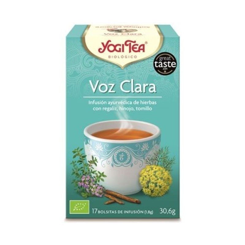 Comprar online YOGI TEA VOZ CLARA 17 Bolsitas de YOGI TEA. Imagen 1