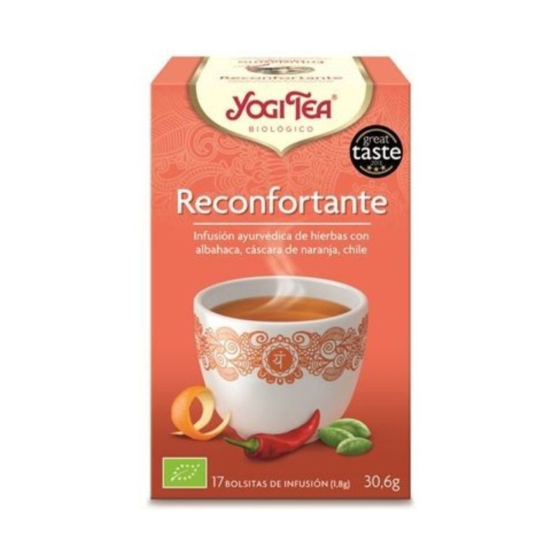 Comprar online YOGI TEA ALEGRIA DE VIVIR RECONFORTABLE 17 BOLS de YOGI TEA. Imagen 1