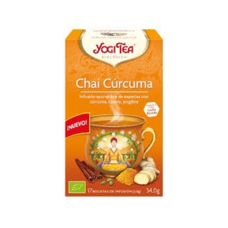 Comprar online YOGI TEA CHAI CURCUMA 17 Bolsitas X 2 gr de YOGI TEA