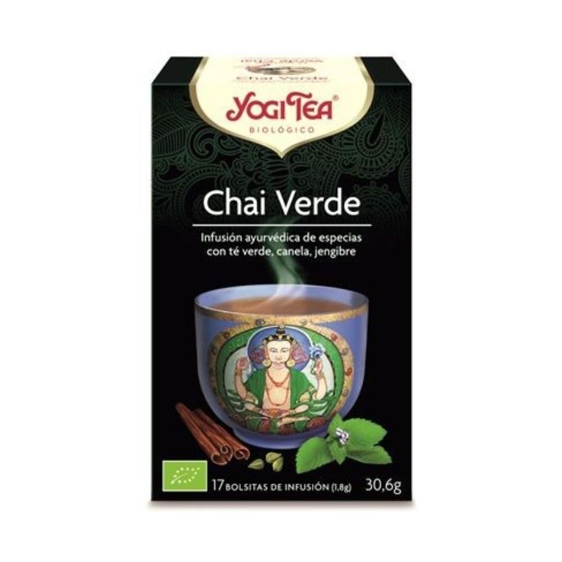 Comprar online YOGI TEA CHAI VERDE 30 gr 17 Bolsitas de YOGI TEA. Imagen 1