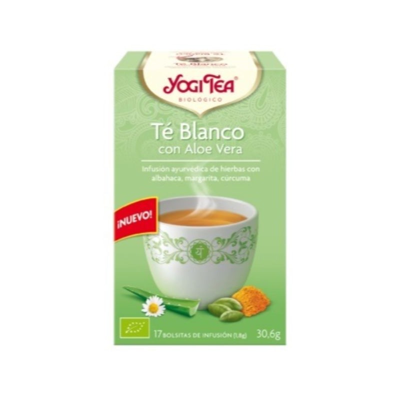 Comprar online YOGI TEA TE BLANCO CON ALOE VERA 17 Filtros de YOGI TEA