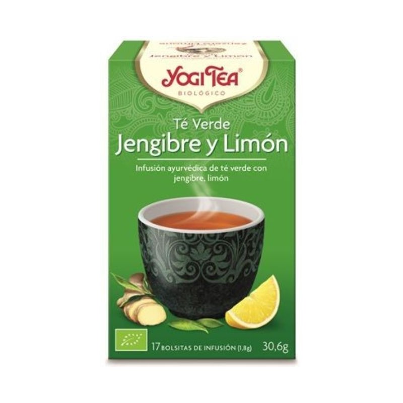 Comprar online YOGI TEA TE VERDE JENGIBRE Y LIMON 17 x 1,8gr de YOGI TEA