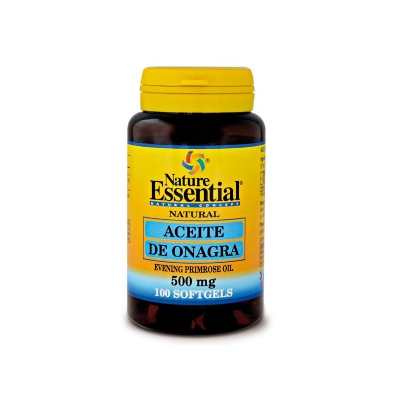 Comprar online ACEITE DE ONAGRA 500 mg 10% GLA 100 Perlas de NATURE ESSENTIAL