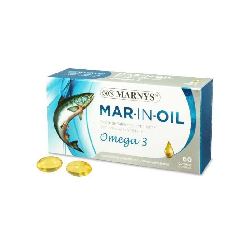 Comprar online ACEITE SALMON 500 mg 60 Perl de MARNYS