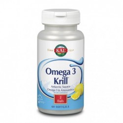 Comprar online KRILL OMEGA 3 - 500 mg. - 60 Perlas de KAL. Imagen 1