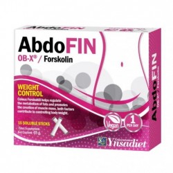 Comprar online ABDOFIN OB-X + FORSKOLINA 15 STICK de YNSADIET. Imagen 1