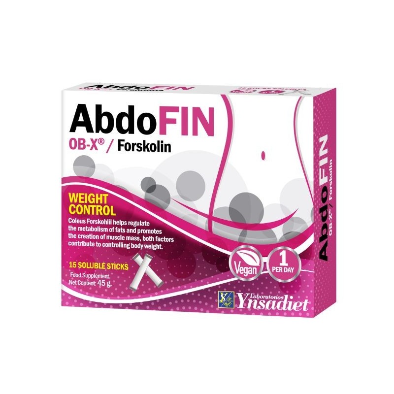 Comprar online ABDOFIN OB-X + FORSKOLINA 15 STICK de YNSADIET. Imagen 1