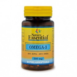 Comprar online OMEGA-3 35%-25% 500 mg 50 Perlas de NATURE ESSENTIAL. Imagen 1