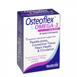 Comprar online OSTEOFLEX + OMEGA 3 30+30 COMPRIMIDOS de HEALTH AID. Imagen 1