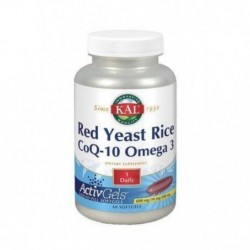 Comprar online RED RICE Q10 OMEGA 3 60 Perlas de KAL. Imagen 1