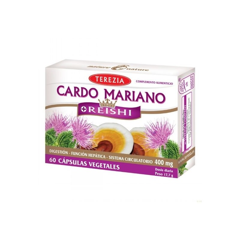 Comprar online CARDO MARIANO + REISHI 60 CAPSULAS de TEREZIA