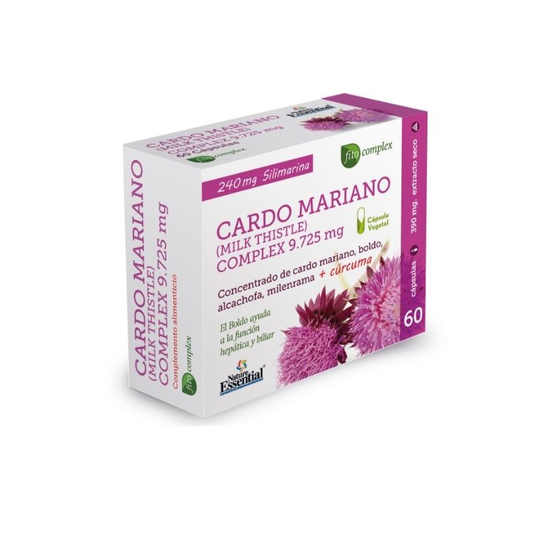 Comprar online CARDO MARIANO COMPLEX 9.725 mg EXT SECO 60 Caps de NATURE ESSENTIAL