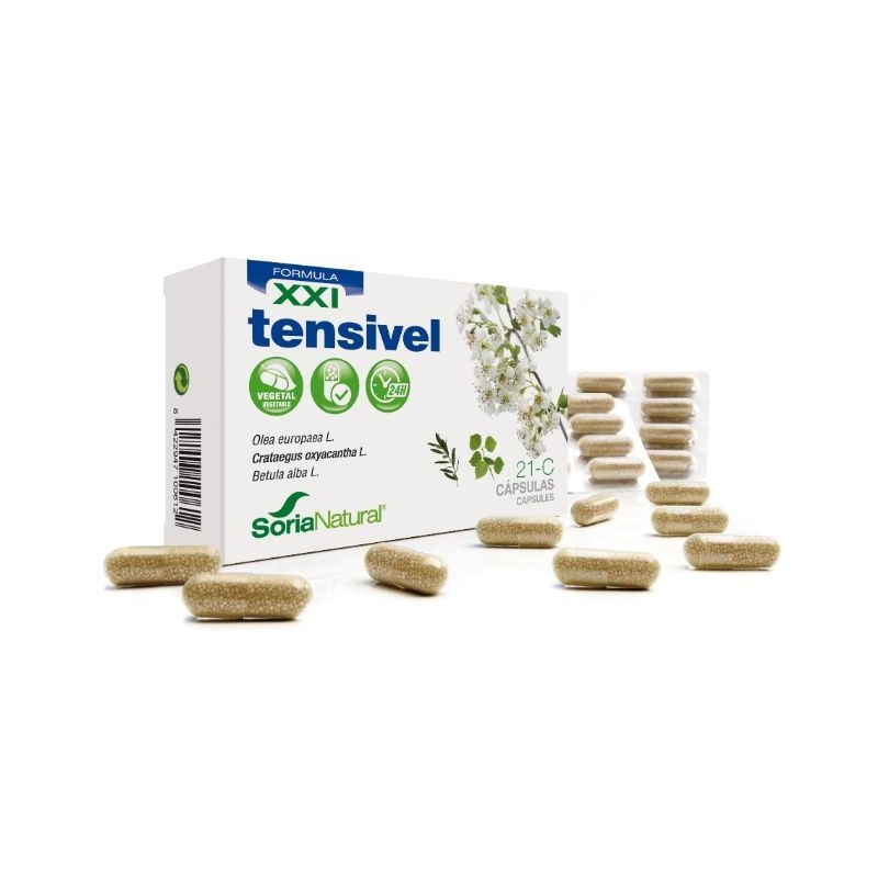 Comprar online 21-C TENSIVEL 600 mg 30 Caps LIBERACION PROLONGADA de SORIA