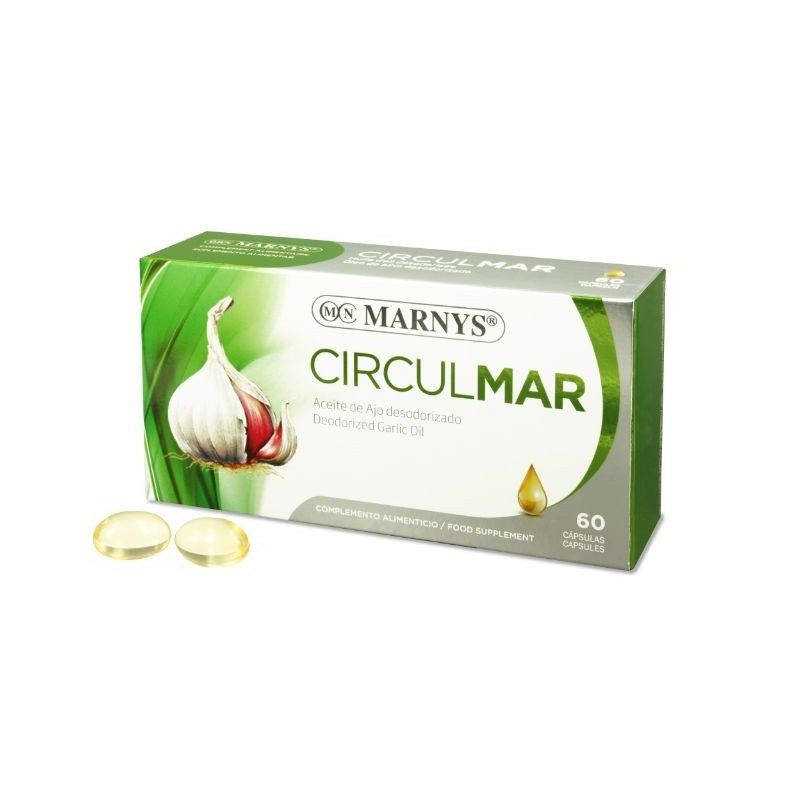 Comprar online CIRCULMAR ACEITE DE AJO 500 mg 60 Perlas de MARNYS