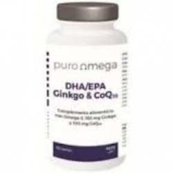 Comprar online DHA/EPA GINKGO & COQ10 60 PERLAS de PURO OMEGA. Imagen 1