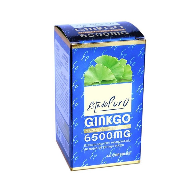 Comprar online ESTADO PURO GINKGO 6500 mg 40 CAPSULAS de TONGIL