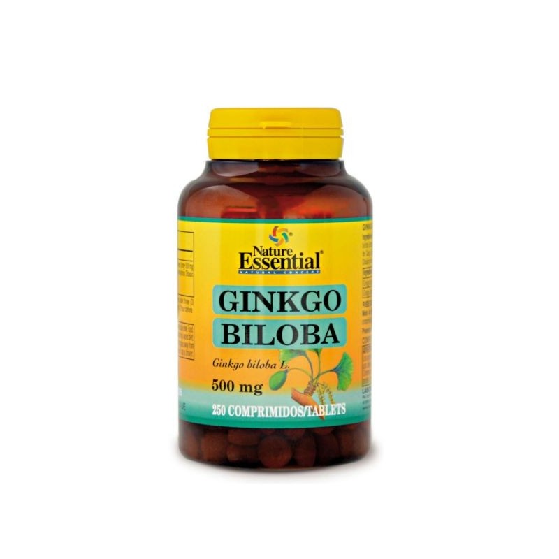 Comprar online GINKGO BILOBA 500 mg 250 Tabletas de NATURE ESSENTIAL