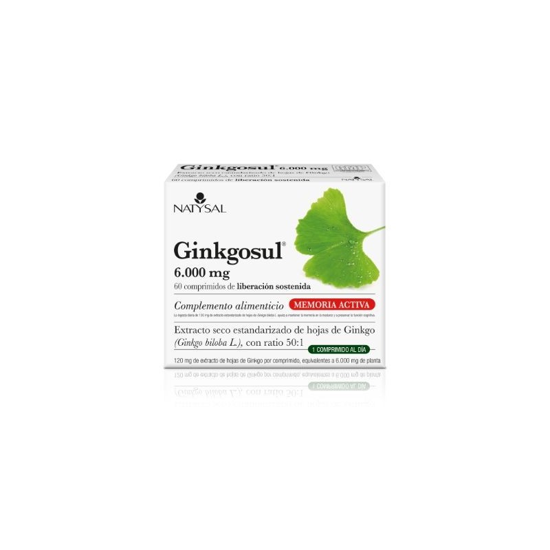 Comprar online GINKGOSUL 60 Caps de NATYSAL