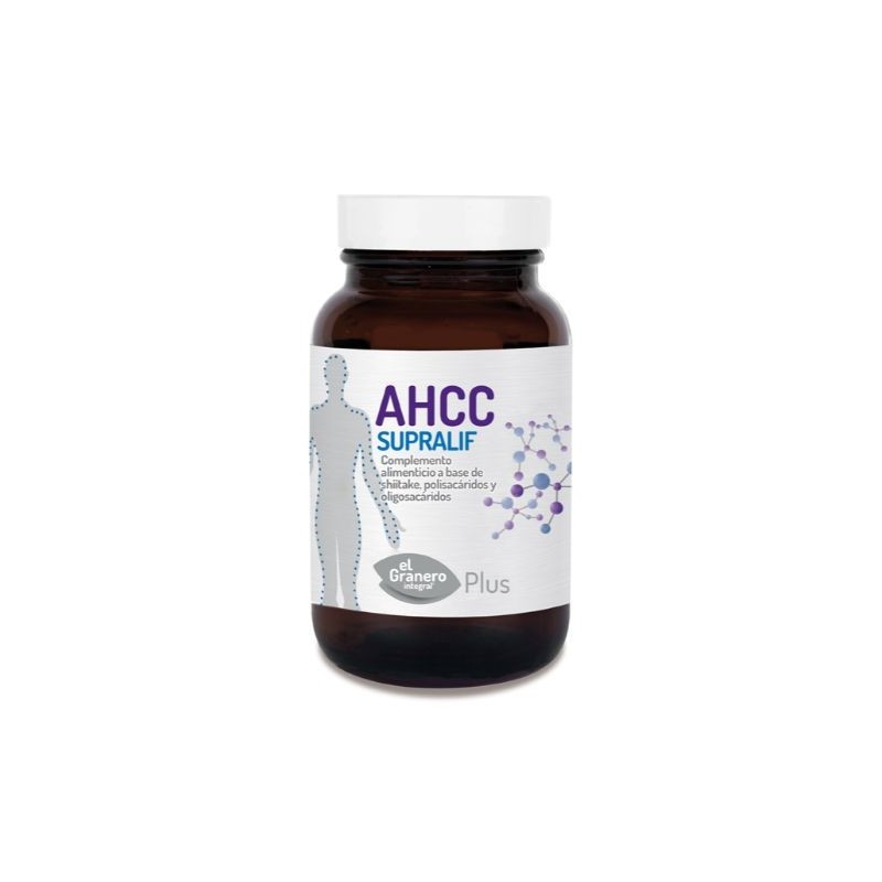 Comprar online AHCC SUPRALIF 500 mg 120 Caps de GRANERO SUPLEMENTOS