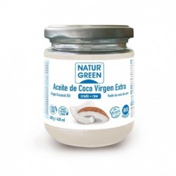 Comprar online ACEITE VIRGEN DE COCO 400gr de NATURGREEN. Imagen 1