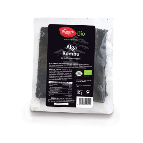 Comprar online ALGA KOMBU BIO 50 gr de EL GRANERO INTEGRAL. Imagen 1