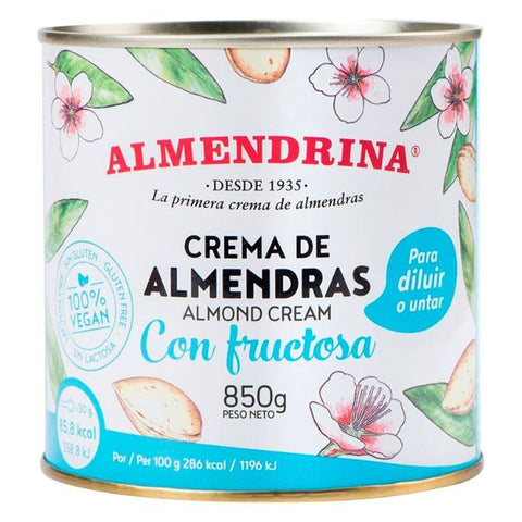 Comprar online ALMENDRINA CREMA ALMENDRAS C/ FRUCTOSA LATA 850 gr de KLAM. Imagen 1