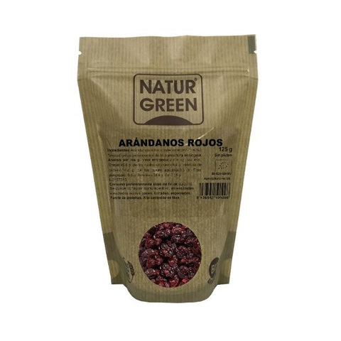Comprar online ARANDANOS ROJOS DESHIDRATADOS BIO 125 G de NATURGREEN. Imagen 1