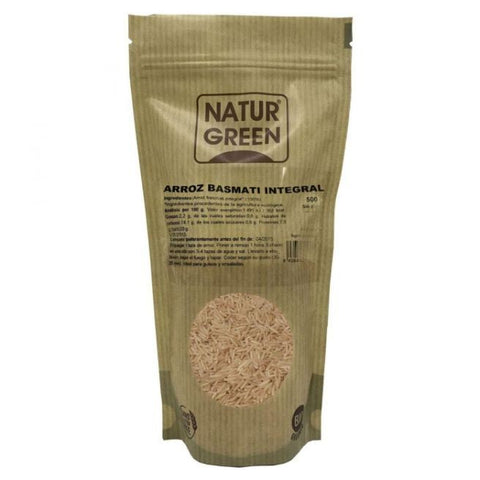 Comprar online ARROZ BASMATI INTEGRAL BIO 500 gr de NATURGREEN. Imagen 1