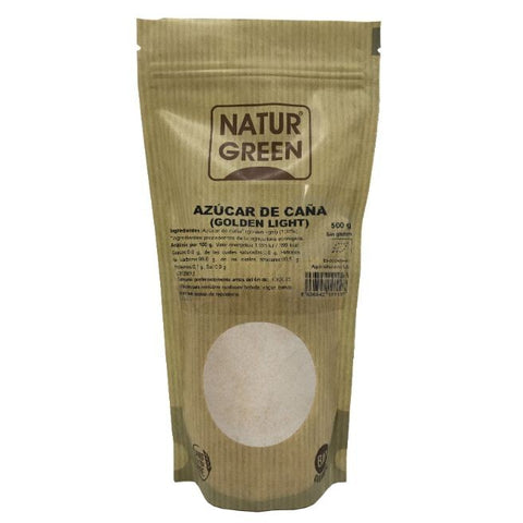 Comprar online AZUCAR DE CAÑA (GOLDEN LIGHT) BIO 500 gr de NATURGREEN. Imagen 1