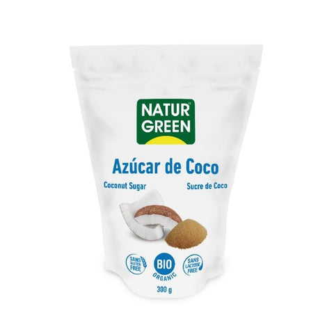 Comprar online AZUCAR DE COCO BIO 300 gr de NATURGREEN. Imagen 1
