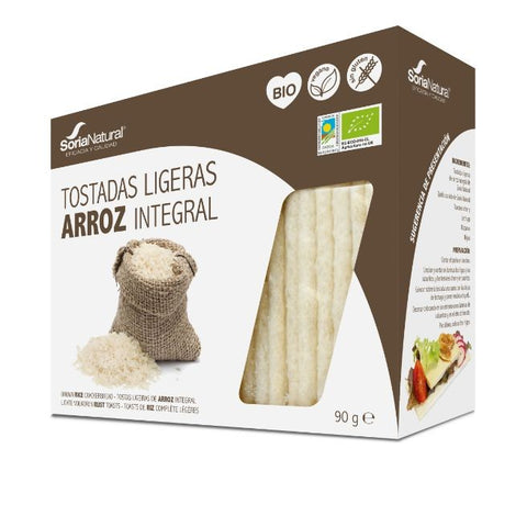 Comprar online BIO TOSTADAS DE ARROZ 90 GRAMOS de ALECOSOR SORIA NATURAL. Imagen 1