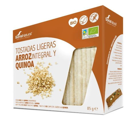 Comprar online BIO TOSTADAS DE ARROZ Y QUINOA de ALECOSOR SORIA NATURAL. Imagen 1