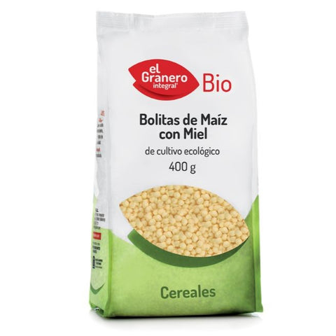 Comprar online BOLITAS DE MAIZ CON MIEL BIO 400 gr de EL GRANERO INTEGRAL. Imagen 1