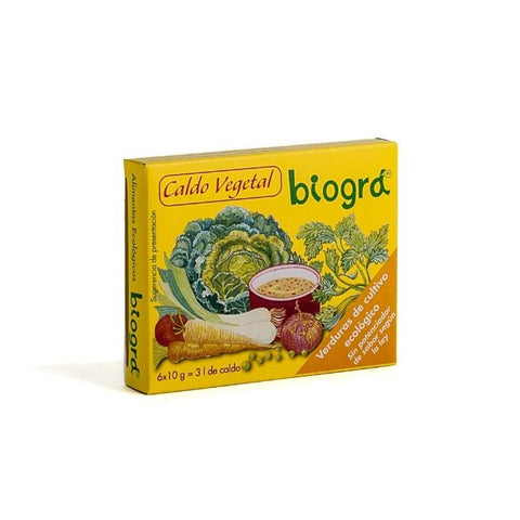Comprar online CALDO VEGETAL CUBITOS 66 gr de SORRIBAS. Imagen 1