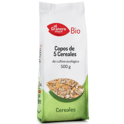 Comprar online COPOS 5 CEREALES BIO 500 gr de EL GRANERO INTEGRAL. Imagen 1
