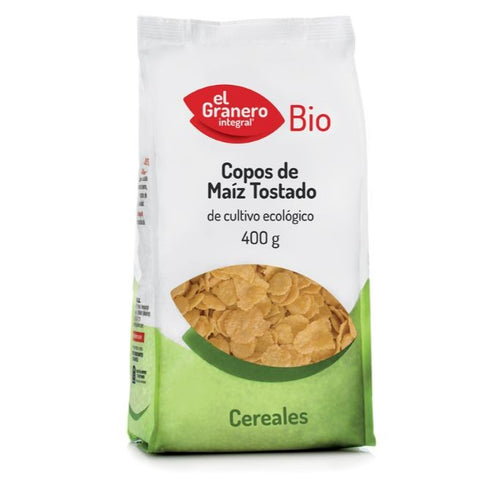 Comprar online COPOS DE MAIZ TOSTADO BIO 400 gr de EL GRANERO INTEGRAL. Imagen 1
