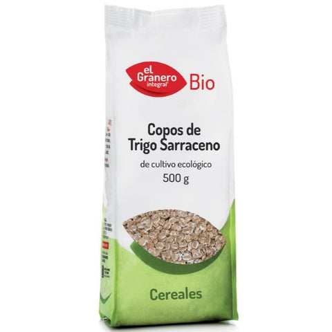 Comprar online COPOS DE TRIGO SARRACENENO BIO 500 gr de EL GRANERO INTEGRAL. Imagen 1