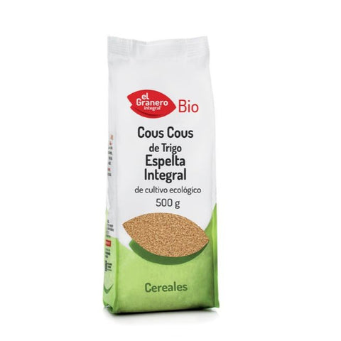Comprar online COUS COUS DE ESPELTA INTEGRAL BIO 500 GRAMOS de EL GRANERO INTEGRAL. Imagen 1