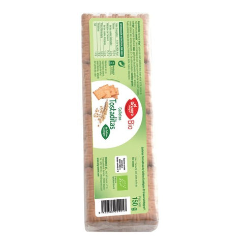 Comprar online GALLETAS TOSTADITAS BIO 150 gr de EL GRANERO INTEGRAL. Imagen 1
