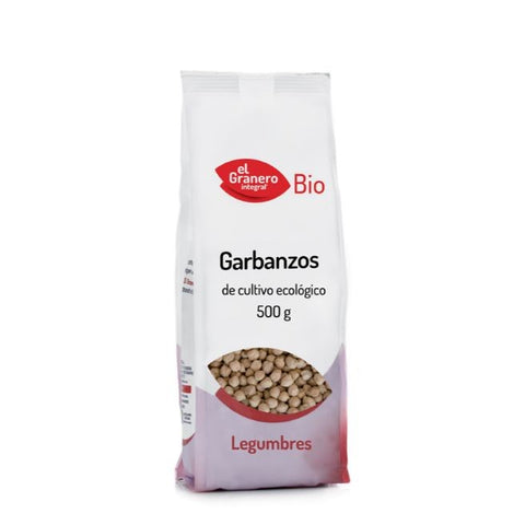 Comprar online GARBANZOS BIOLOGICOS 500 gr de EL GRANERO INTEGRAL. Imagen 1