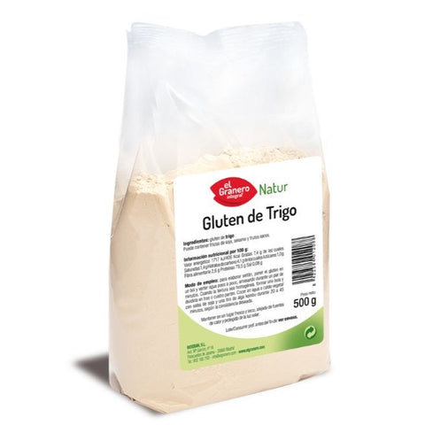 Comprar online GLUTEN DE TRIGO 500 gr de EL GRANERO INTEGRAL. Imagen 1