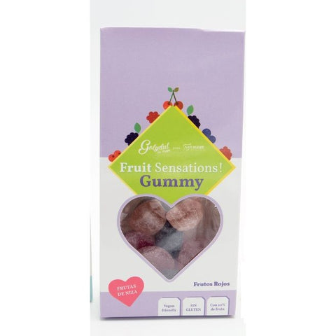 Comprar online GOMINOLAS CON FRUTA Y PECTINA FRUTOS ROJOS 120G de GOLYDUL. Imagen 1