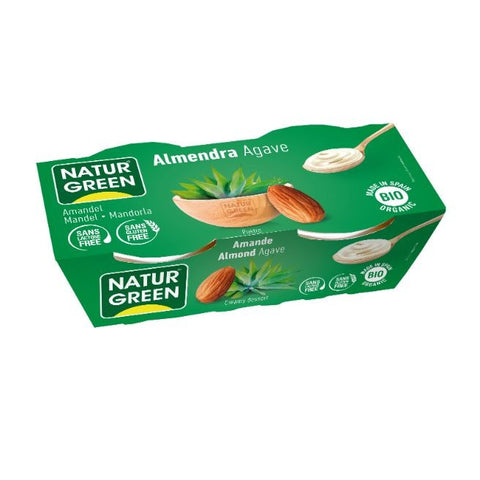 Comprar online NATURGREEN ALMENDRA AGAVE 2 x 125 gr de NATURGREEN. Imagen 1